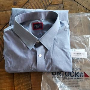 UNTUCKit Blue long sleeve dress shirt XXL regular